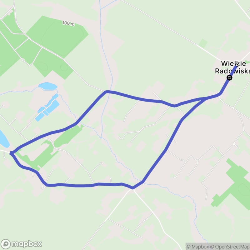 Łatwa, 5,9km rada w kierunku na Wielkie Radowisko - Wielkie Radowisko (Polska) - Wielkie Radowiska