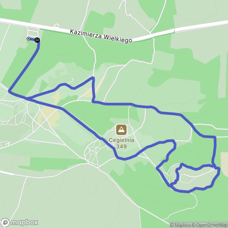 Hard Hike do Kamieniołom Kielniki (4.2 km) - Olsztyn