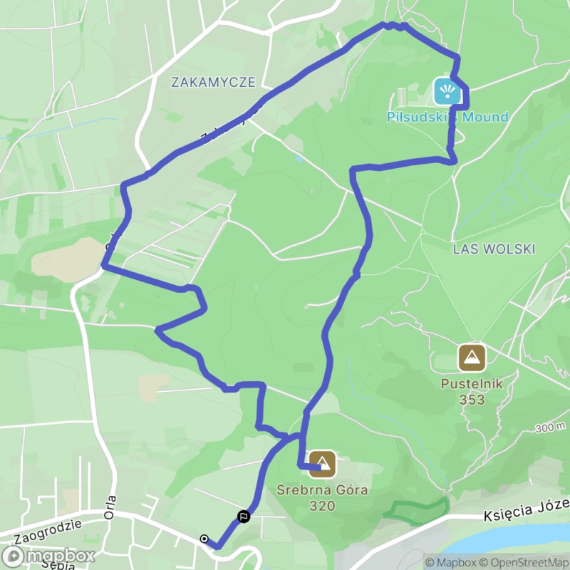 Bielańsko-Tyniecki Park Krajobrazowy - 8,8 km trudnej wędrówki - Kraków