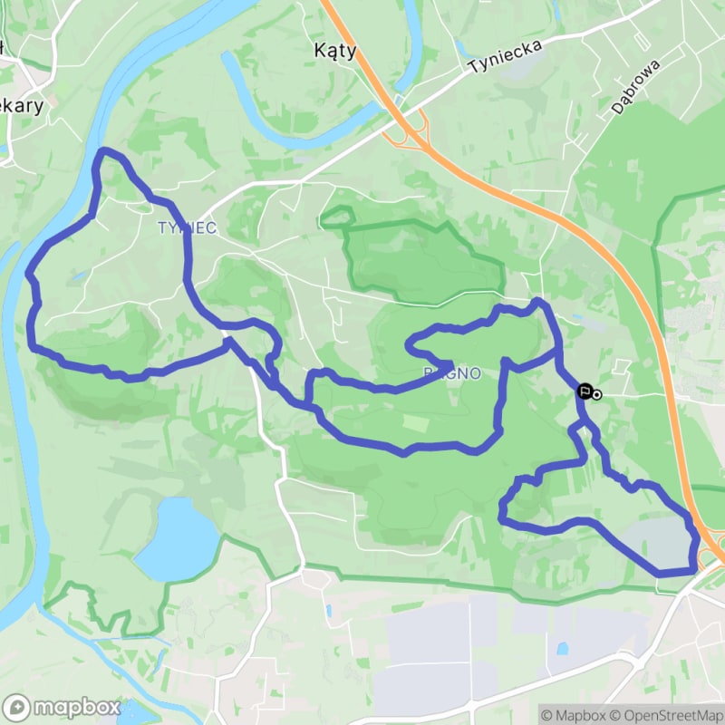 Wymagająca, wędrówka w pobliżu Krakowa - Kraków