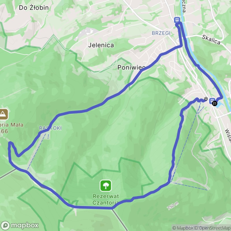 Trudny szlak: Czantoria i Szlak Rycerski - 13,2 km - Ustroń