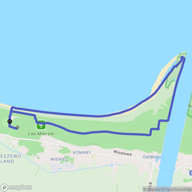 Umiarkowana wędrówka pętlą Orlinki - 13,2 km, 3 godz. 50 - Gdańsk