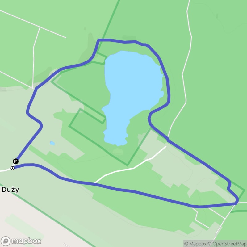 Spacer łatwy o długości 4,2 km z miejsca Sendeń Duży - Sendeń Duży