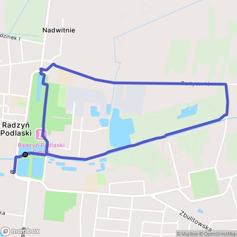 Spacer łatwy o dystansie 3,9 km w Radzinie Podlaskim - Radzyń Podlaski