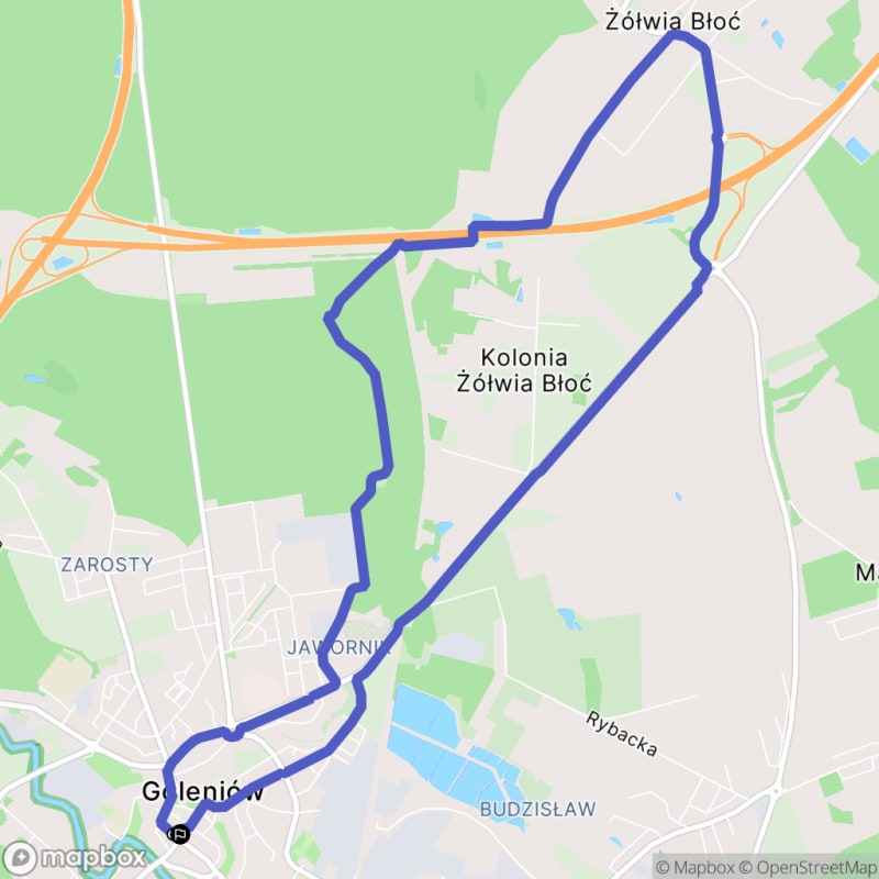 Trudny szlak o długości 10,4 km: Droga Krzyżowa Męskiego Różańca - Goleniów