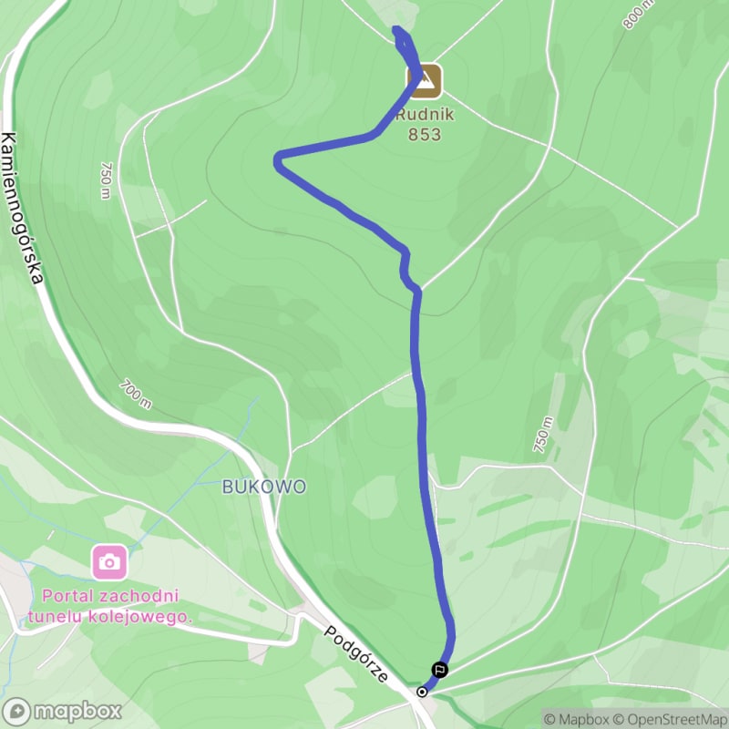Wymagająca wędrówka do Rudnika (3 km, trudna) - Kowary