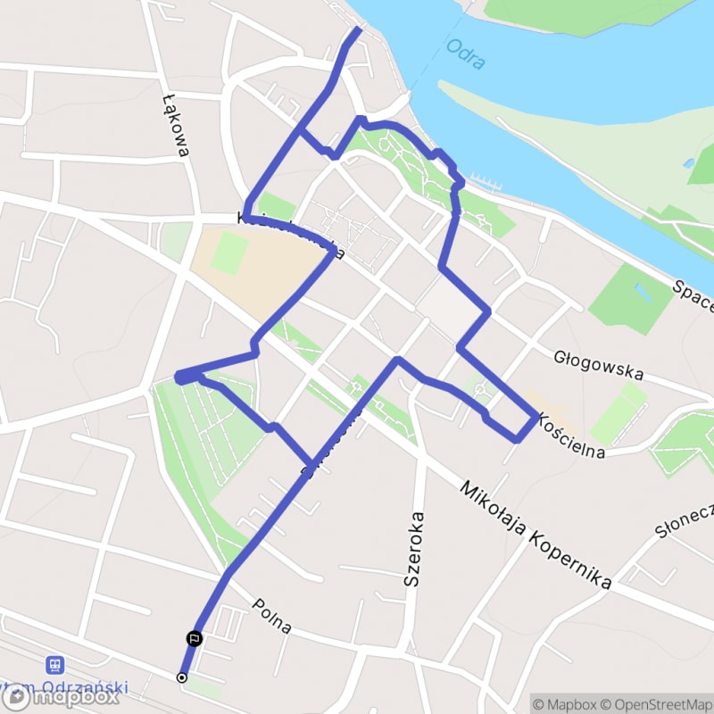 Łatwy 2,7-kilometrowy spacer w Bytomiu Odrzańskim, Polska - Bytom Odrzański