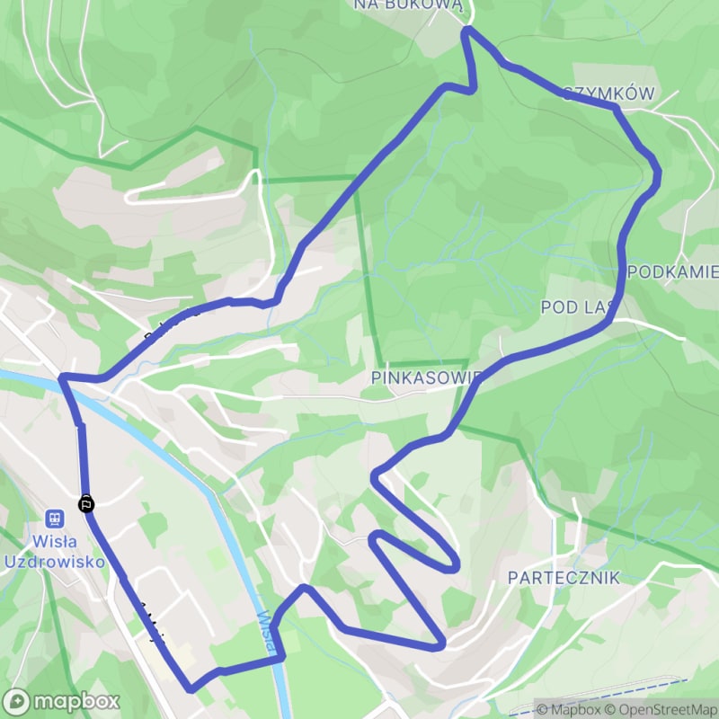 Umiarkowana wędrówka z Wisły na Bukową (6,2 km, 2:20) - Wisła