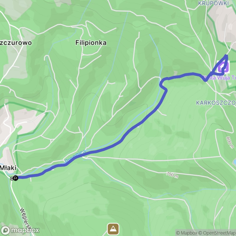 Umiarkowana wędrówka do Chaty Wuja Toma w Beskidzie Ślaskim (4,9 km, 2:05) - Brenna