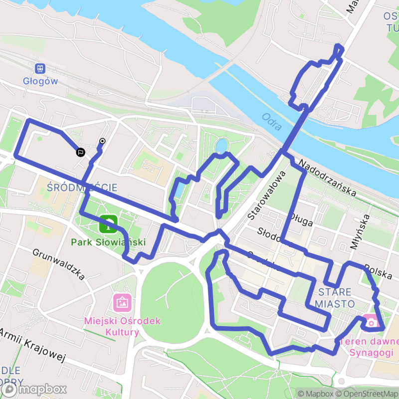 Łatwy, 7,1-kilometrowy spacer po historycznym Głogowie - 2h05m - Głogów
