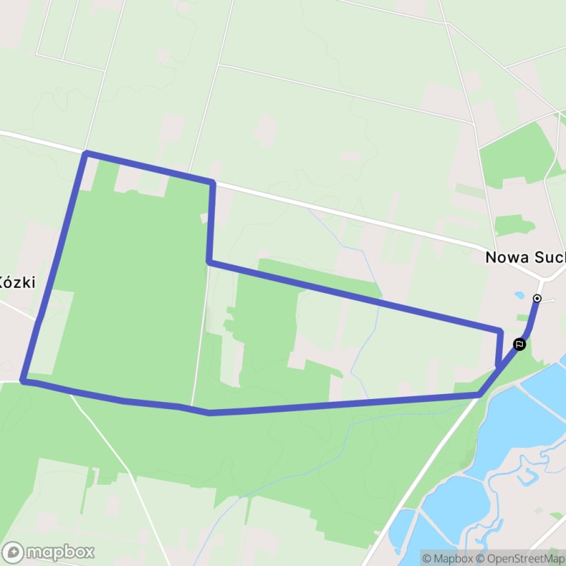 Łatwa, 7km dystansowa wędrówka turystyczna z Nowej Suchy - polski - Nowa Sucha
