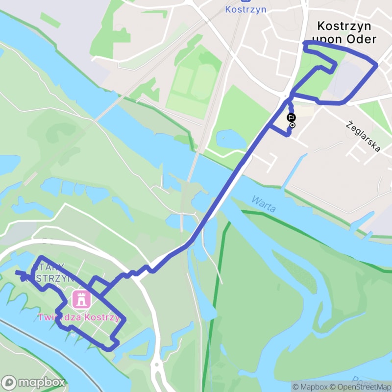 Łatwa 6-kilometrowa wędrówka wokół Kostrzyna nad Odrą - Kostrzyn nad Odrą