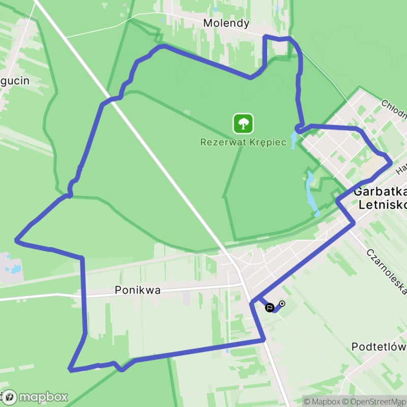 Ocolice Ponikwy - Garbatka-Letnisko