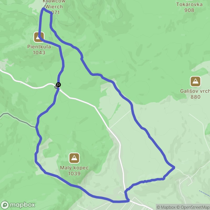 14,5 km Trudny, trudny szlak: Eksploracja punktu widokowego Hala Krawcula - Novoť