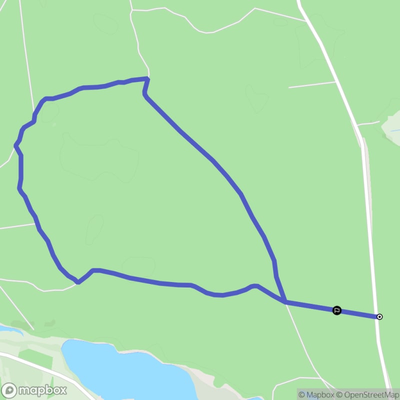 Spacer łatwy o długości 5,3 km zaczynający się w Zielonej Chocinie - Zielona Chocina