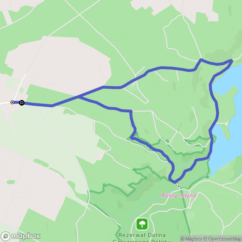 Spacer łatwy o długości 7,0 km w Żubrowie - Żubrów