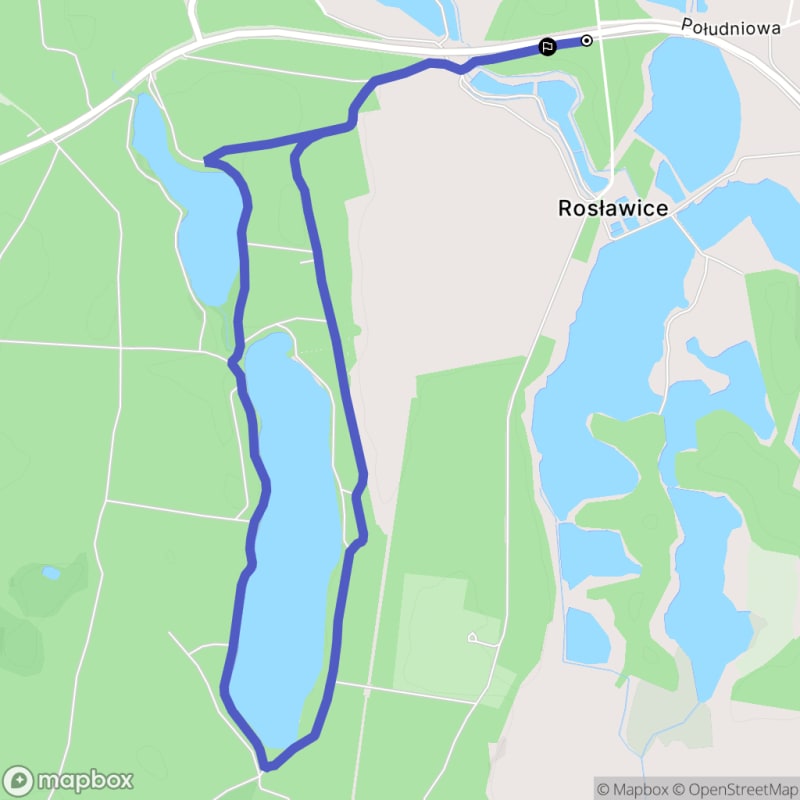 Łatwa wędrówka z Ośna Lubuskiego, dystans 6.2 km - 6.2km łatwa wędrówka z Ośna Lubuskie - Ośno Lubuskie