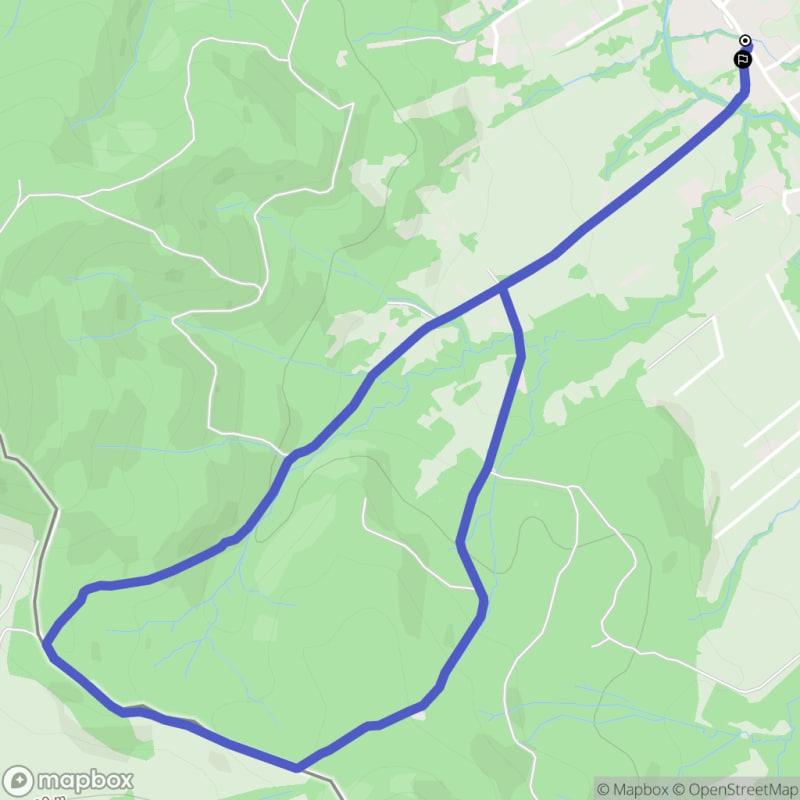 Trudna 5,4-kilometrowa wędrówka na górę Jawor z kościoła św. Michała, Wysowa-Zdrój - Wysowa-Zdrój