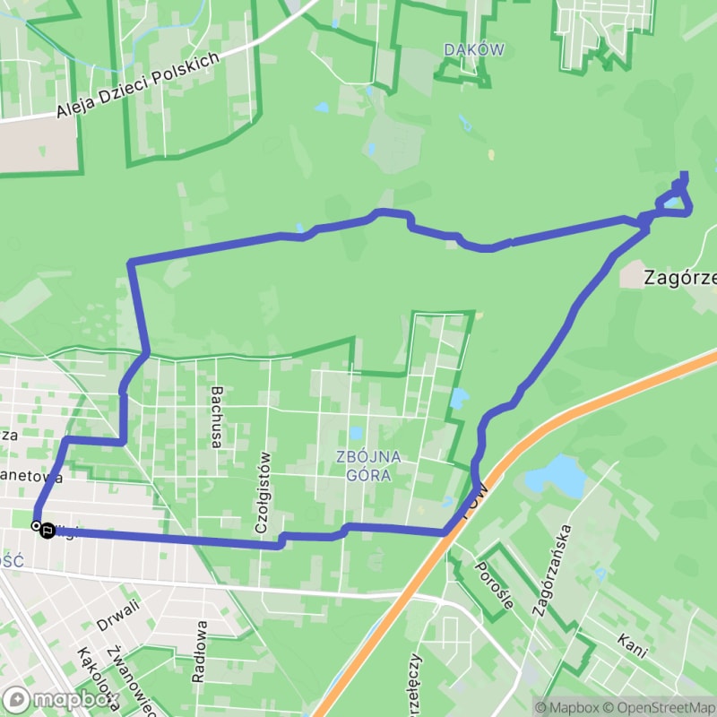Trudna wędrówka: odkrywanie Mazowieckiego Parku Krajobrazowego (11,2 km) - Warszawa