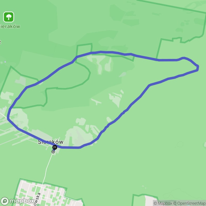 Umiarkowana wędrówka: Pętla Sieraków - Kampinoski Park Narodowy - Sieraków