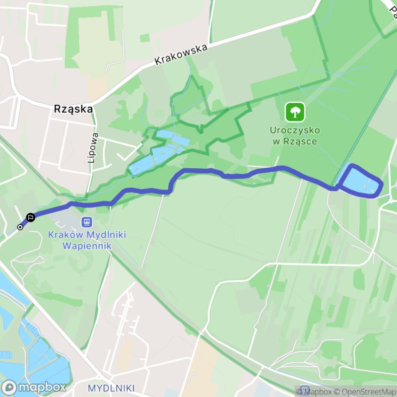 Wymagająca 4,1-kilometrowa wędrówka po krakowskim Parku Tetmajera z PKP Mydlniki Wapiennik - Kraków