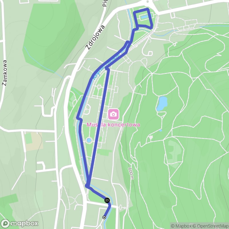 Wieczorna wędrówka po Beskidzie Sądeckim - 2 km szlak twardy - Krynica-Zdrój