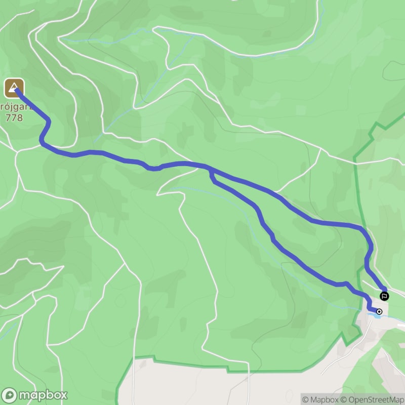 Trudna wycieczka piesza w Górach Wałbrzyskich: Lubomin - Trójgarb (4,1 km) - Lubomin
