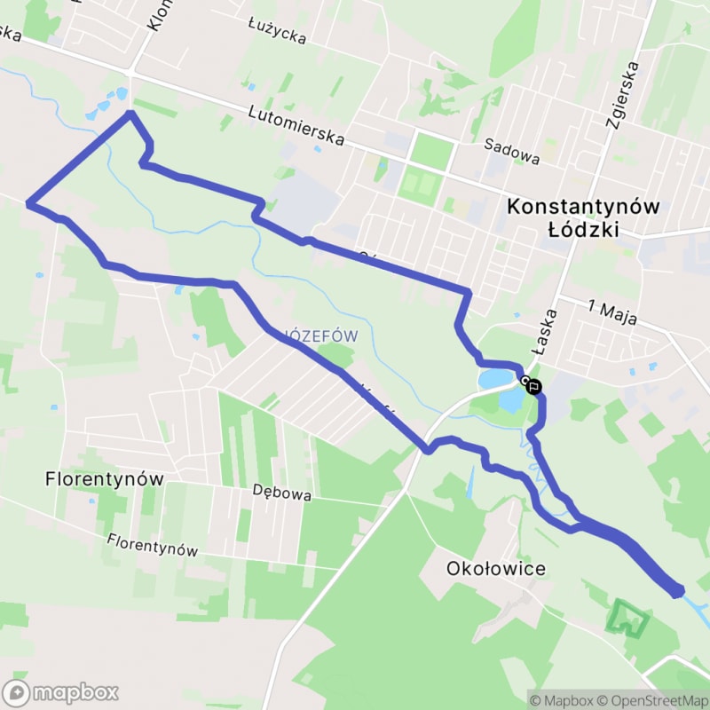 Wymagający szlak rzeki Ner (11,1 km) - Konstantynów Łódzki