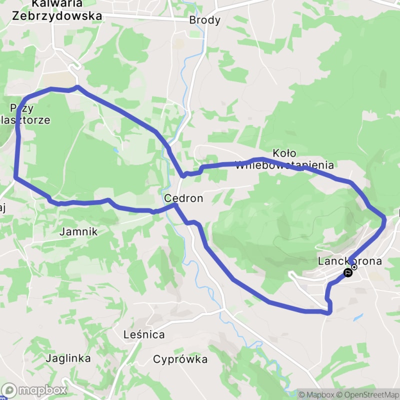 Trudna 9,6-kilometrowa wędrówka: malownicza trasa przez Lanckoronę i Kalwarię Zebrzydowską - Lanckorona