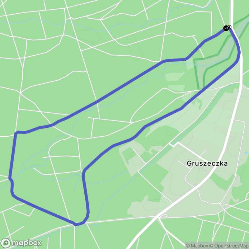 Łatwa, 4,1 km dystansowa przechódka od Gruszeczki \n - Gruszeczka