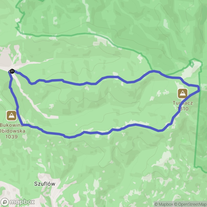 Trudna 15,3-kilometrowa trasa: Parzygnatówka na Turbacz przez Solnisko i Średni Wierch - Obidowa