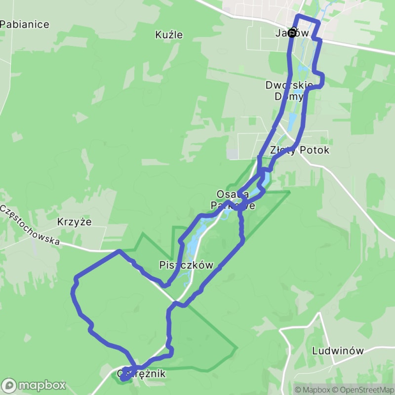 Trudna 17,3-kilometrowa wędrówka: Janów - Złoty Potok - Ostrężnik - Janów