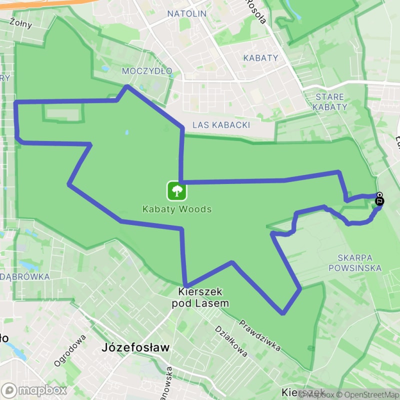 Las Kabacki Hard Hike (15 km, Warszawa) - Warszawa