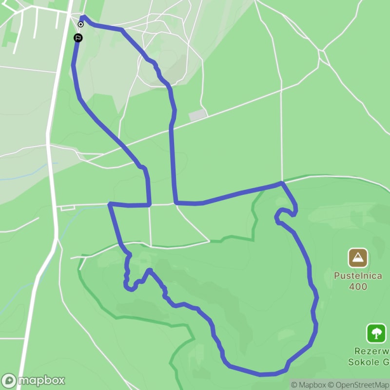 Hard Hike w Sokole Góry: Biakło na Sokolą Górę - Olsztyn