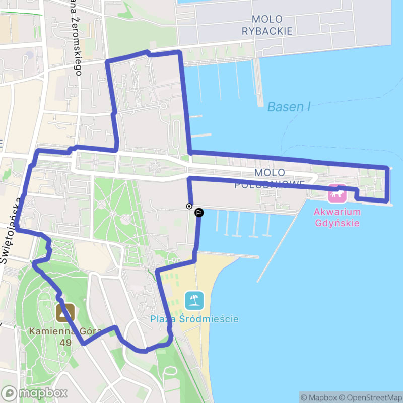 Łatwy 4,2-kilometrowy spacer po Gdyni: Współczesne krajobrazy Henryka Poddębskiego - Gdynia