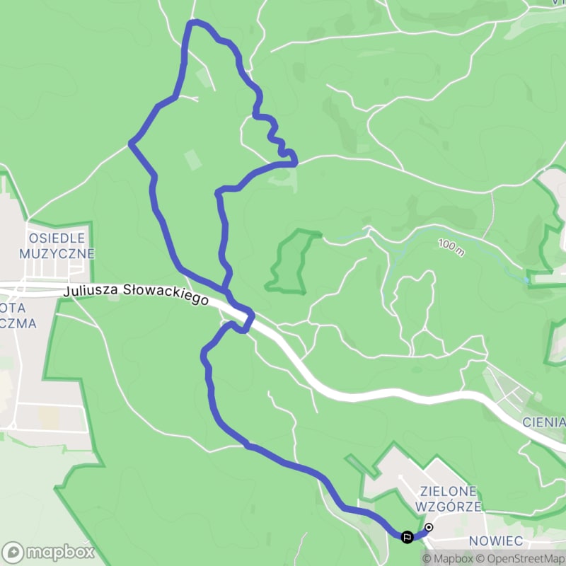 Trasa o długości 6,9 km: Szczyt Matemblewo w Trójmiejskim Parku Krajobrazowym - Gdańsk