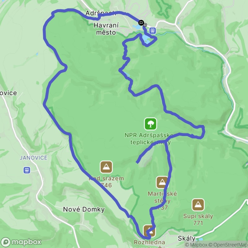 Ardspach-Teplickie Kamienne Miasta - Adršpach