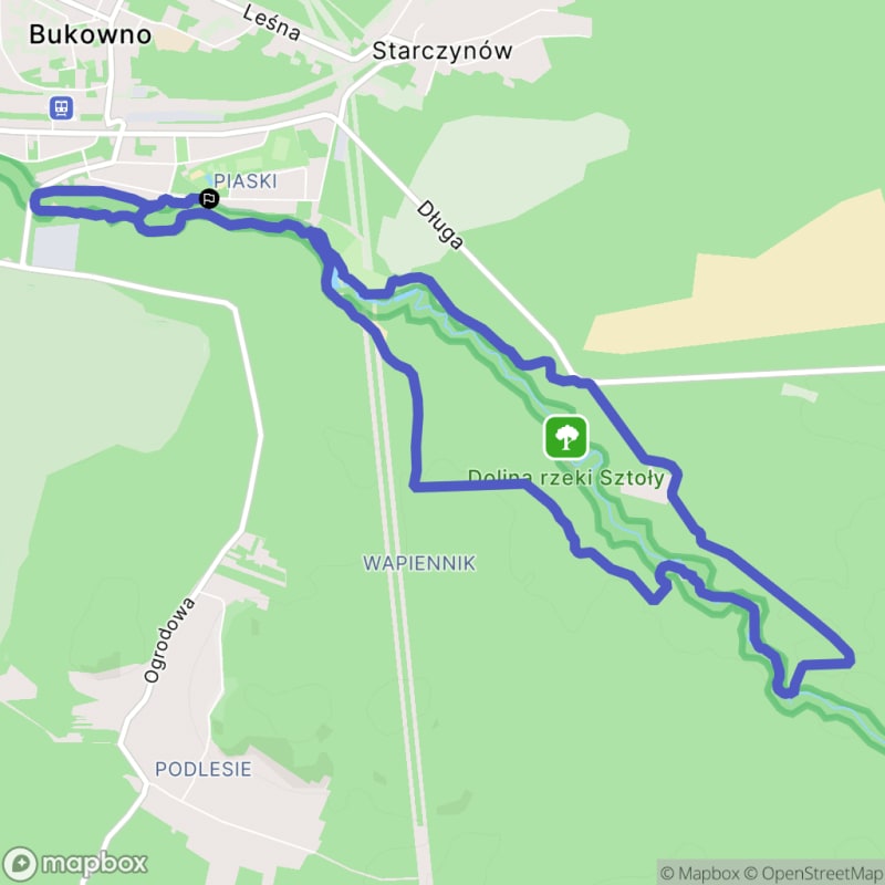 Umiarkowana wędrówka 11,7 km w Dolinie Sztoły, Bukowno - Bukowno