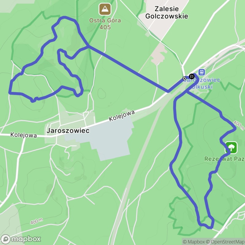 Jaroszowiec Olkuski - trasa trudna, 11,9 km - Jaroszowiec