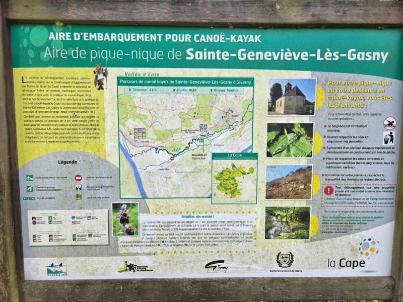 Promenade de Vernon, par Gasny et Berthenonville - Vernon