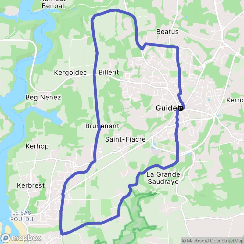 Guidel à vélo côté campagne - Guidel