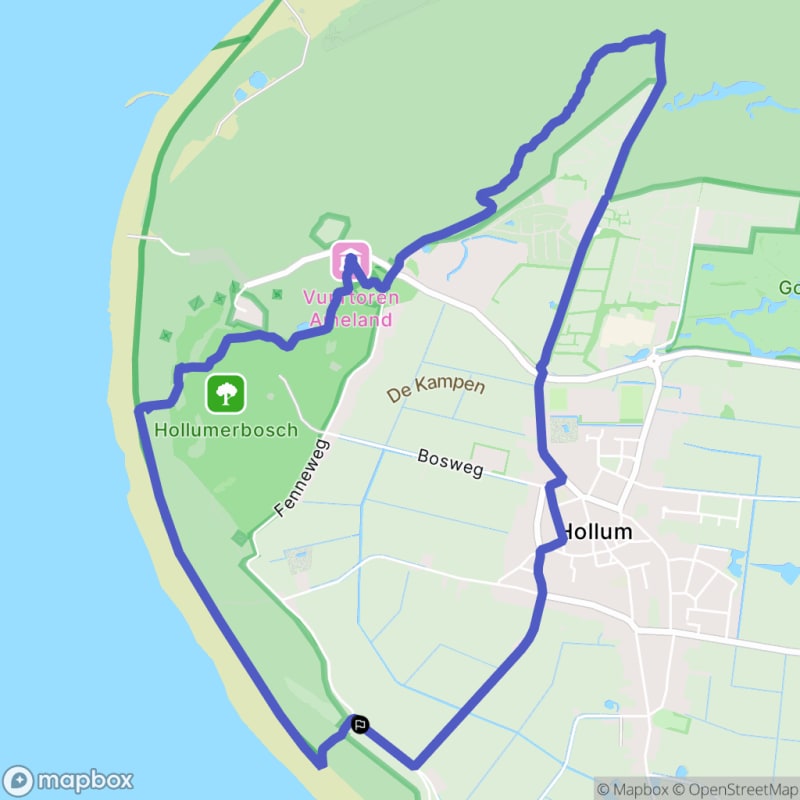 Wandelen in Hollum, Fryslân - Hollum