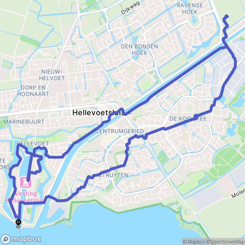 Wandelen in Hellevoetsluis, Zuid-Holland - Hellevoetsluis