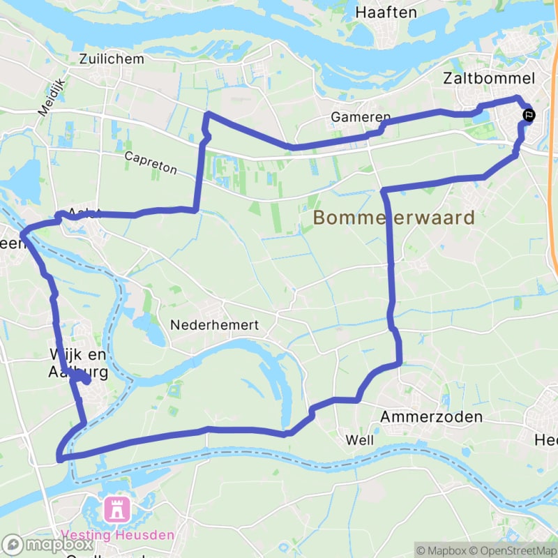 Balade à vélo autour de Zaltbommel, Gelderland - Zaltbommel