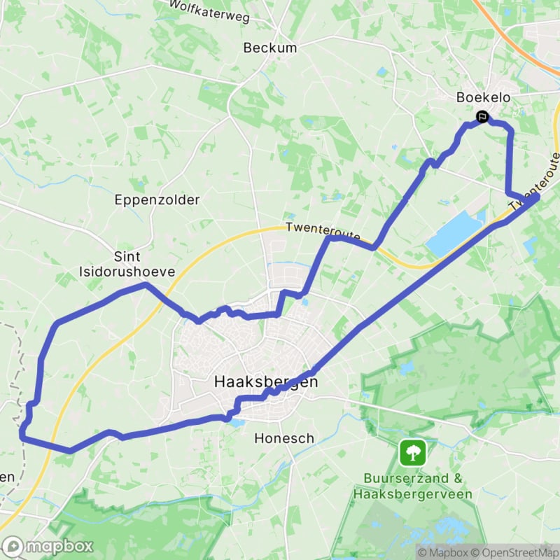Balade à vélo autour de Boekelo, Overijssel - Enschede