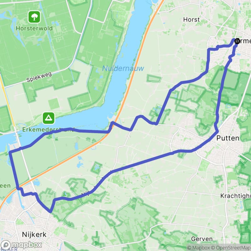 Fietstocht rond Ermelo, Gelderland - Ermelo