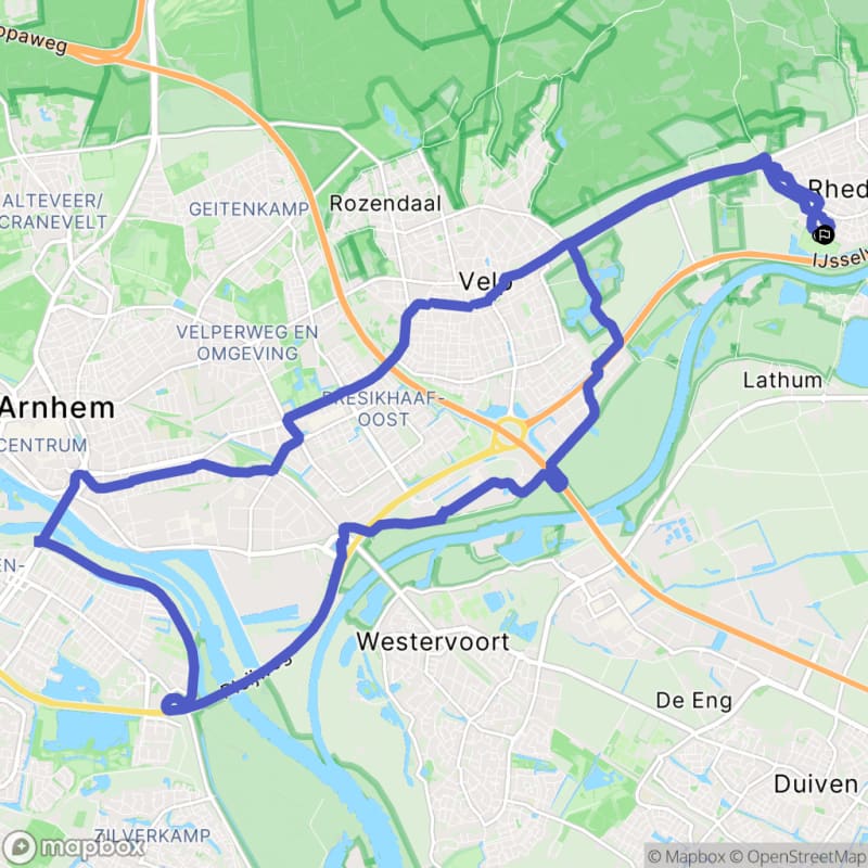 Fietstocht in Rheden, Gelderland - Rheden