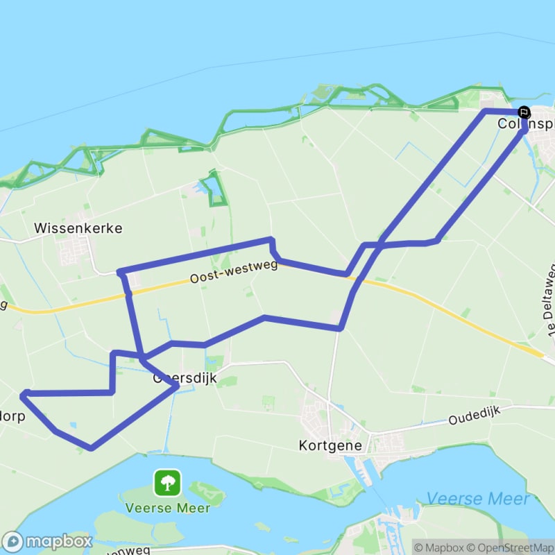 Fietstocht in Colijnsplaat, Zeeland - Colijnsplaat