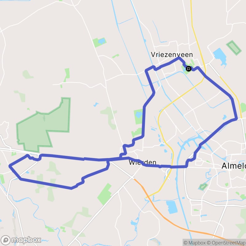 Balade à vélo à Vriezenveen, Overijssel - Vriezenveen