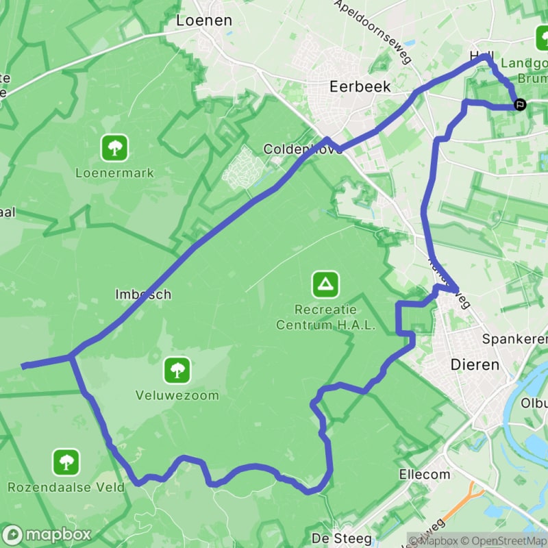 Fietstocht in Brummen, Gelderland - Hall
